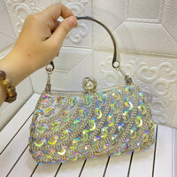 túi xách đính đá,túi xách nữ sang chảnh,túi xách cho mẹ sui(44447)