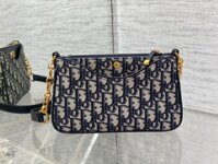 Túi Xách Dior 30 Montaigne Hobo Avenue Mini Bag Blue Oblique Rep 11 21x13x5cm