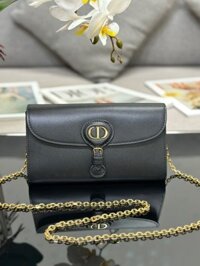 Túi Xách Dior Bobby Clutch Rep 11 Cao Cấp Nữ Màu Đen 21.5x12x4cm