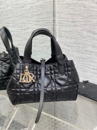 Túi Xách Dior Medium Toujours Bag Like Auth Nữ Màu Đen 23x15x15cm