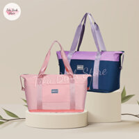Túi Xách Du Lịch 2 Tầng Đa Năng Sức Chứa Lớn, Chất Liệu Vải Dù Chống Thấm Nước, Có Thể Cài Vào Vali Thuận Tiện