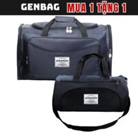 Túi xách du lịch GENBAG túi trống đựng đồ đa năng size lớn có cài vali (Mua 1 tặng 1)