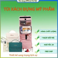 Túi xách đựng nhiều đồ make up , túi đựng chất làm đẹp Đi Phượt chống thấm nhiều ngăn tháo lắp Lochi store - Bảo hành 12