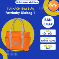 Túi xách Fatz Baby Diabag 1  bỉm sữa đa năng nhiều ngăn cho mẹ và bé FB8002NG