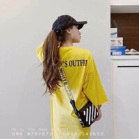 Túi xách hãng cps phối màu đen trắng hàng quảng châu cao cấp