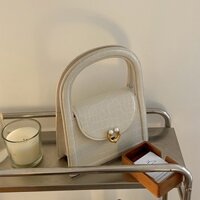 TÚI XÁCH HẠT CƯỜM MÀU TRẮNG ĐIỆU ĐÀ