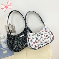 Túi xách Hello Kitty Túi đeo vai nhỏ cho bé gái Túi đeo vai trái tim cá tính Túi đeo nách một vai