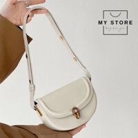 Túi xách hình bán nguyệt đeo vai/đeo chéo khoá nam châm hàn quốc thời trang nữ-SOFIA