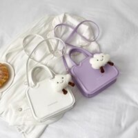 TÚI XÁCH JASMIN NOIR DA PU DÁNG VUÔNG THỜI TRANG CAO CẲP