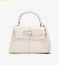 Túi Xách JW PEI Elise Top Handle Bag - Trắng Size 20