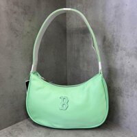 Túi Xách Kẹp Nách MLB Chất Polyeste Siêu Bền Màu Xanh Nổi Bật Cá Tính Cho Nữ [ Chính Hãng ]
