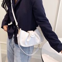 Túi xách kẹp nách nữ sang chảnh, Tay quai phối nơ tiểu thư xinh xắn phong cách thời trang.