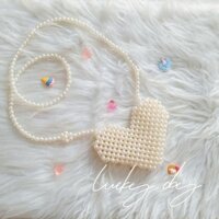 Túi xách kết cườm mini handmade