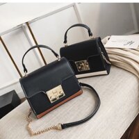 Túi xách khoá bấm phối