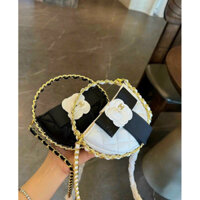 Túi xách kiềng hoa Trà size mini 2 màu sang chảnh ALLIAN SHOP