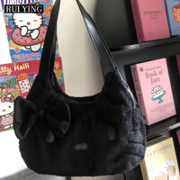 Túi xách Kitty dễ thương Nơ Niche Cô gái dễ thương Túi Tote di động