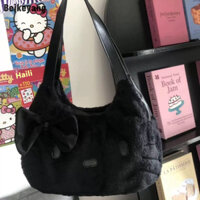 Túi xách Kitty dễ thương Nơ Niche Cô gái dễ thương Túi Tote di động
