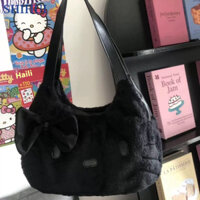 Túi xách Kitty dễ thương Nơ Niche Cô gái dễ thương Túi Tote di động