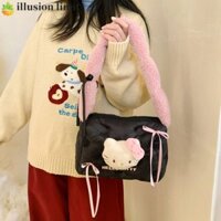 Túi xách Kitty Down ILLUSION LIMIT Phong cách Hàn Quốc Du lịch Nhật Bản