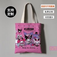 Túi xách Kuromi Kuromi Túi vải mini Kuromi Series Túi đựng đồ ăn trưa Nhật Bản Túi đựng hộp cơm siêu dễ thương