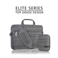 Túi xách laptop Cartinoe Elite xám sọc