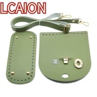 Túi xách LCAION dệt, Dây đeo túi thủ công thay thế, Túi da PU DIY có thể điều chỉnh thời trang cho túi xách đeo vai