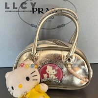 Túi xách LLCY, Túi đeo vai bạc dây chuyền, Túi Tote Hello Kitty MIni dễ thương