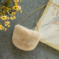 Túi xách lông nhân tạo thời trang nữ tính