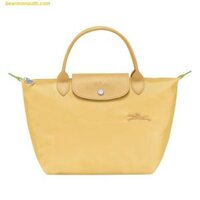 Túi Xách Longchamp Le Pliage Green Handbag Ble Yellow Size S Vàng