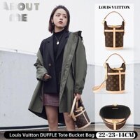 Túi xách Loui*s Vuitton DUFFLE Tote Bucket S-Lock Monogram 22cm M43587 Túi LV nữ