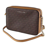 Túi Xách Michael Kors Màu Nâu Đeo Chéo 35F8GTTC3B Jet Set Item LG EW Crossbody