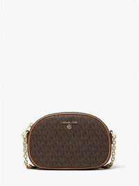 Túi Xách Michael Kors Màu Nâu Đeo Chéo 32F2GT9C0B Jet Set Charm Small Oval Crossbody bag Brown