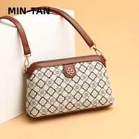 Túi xách MIN-TAN, Túi đeo vai bằng da mềm PU, Túi vuông nhỏ Túi Messenger