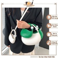 Túi xách mini đính hạt thời trang chất liệu da mềm mịn cao cấp