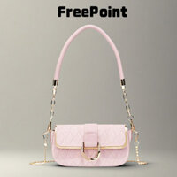 Túi xách một vai phong cách Hàn Quốc, khóa hình ngựa, túi xách chần bông