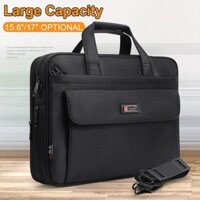 Túi xách nam công sở Túi vải chống nước dung tích lớn cho máy tính xách tay 15,6-17 inch
