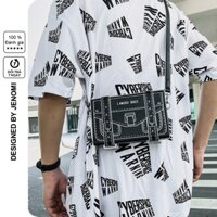 Túi xách nam đeo chéo giỏ da dáng hộp messenger cứng cáp cặp đeo ngực, đeo hông nam TX38