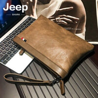 Túi xách nam Jeep Jeep Túi ly hợp doanh nghiệp Phong bì di động Túi nhỏ Điện thoại di động Túi đựng ví thông thường Hợp thời trang Hàng có sẵn cao cấp