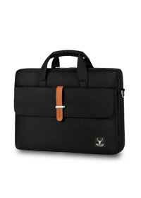 Túi Xách Nam Nữ Công Sở, Cặp Đựng Laptop 17 Inch Praza - TXTK089 - ĐEN