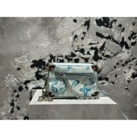 Túi xách nam&nữ sz18cm màu xanh dương trẻ trung cực đẹp