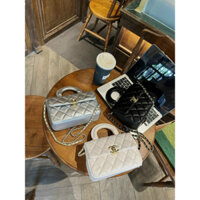 Túi Xách Nữ Cầm Tay Đeo Chéo Hàn Quốc, Túi Xách Nữ Mini Cầm Tay Hoạ Tiết Trần Trám Da PU Cao Cấp Hàng Đẹp