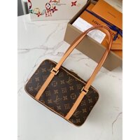 Túi Xách Nữ Cầm Tay Nhỏ Gọn, Thiết Kế Sang Trọng Túi Xách Louis Vuitton Phối Màu Nâu Vàng Chính Hãng