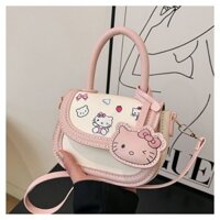 Túi xách nữ cao cấp tự đan hình mèo xinh xắn đeo vai mã t359