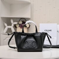 Túi Xách Nữ Celine triomphe Small Cabas Drawstring Cuir Siêu Cấp 22x17x15cm