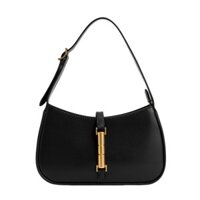 Túi Xách Nữ Charles & Keith Cesia Metallic Accent Shoulder Bag CK2-20151158 Màu Đen