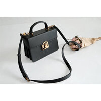 Túi Xách Nữ Charles Keith CK2-50701030 Classic Push-Lock Top Handle Bag