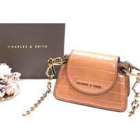 Túi Xách Nữ Charles Keith CK6-30780914   Chunky Mini Brown