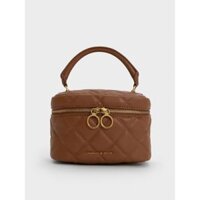 Túi xách nữ charles & keith T0104 túi đeo chéo, túi cầm tay ô trám thiết kế đơn giản, sang trọng đi làm, đi dự tiệc