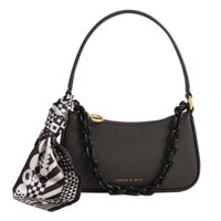 Túi Xách Nữ Charles & Keith Alcott Scarf Chain-Link Shoulder Bag CK2-80151122 Màu Dark Moss
