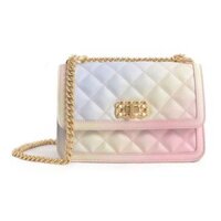 Túi Xách Nữ Charles & Keith Micaela Quilted Chain Bag CK2-80151108 Phối Màu